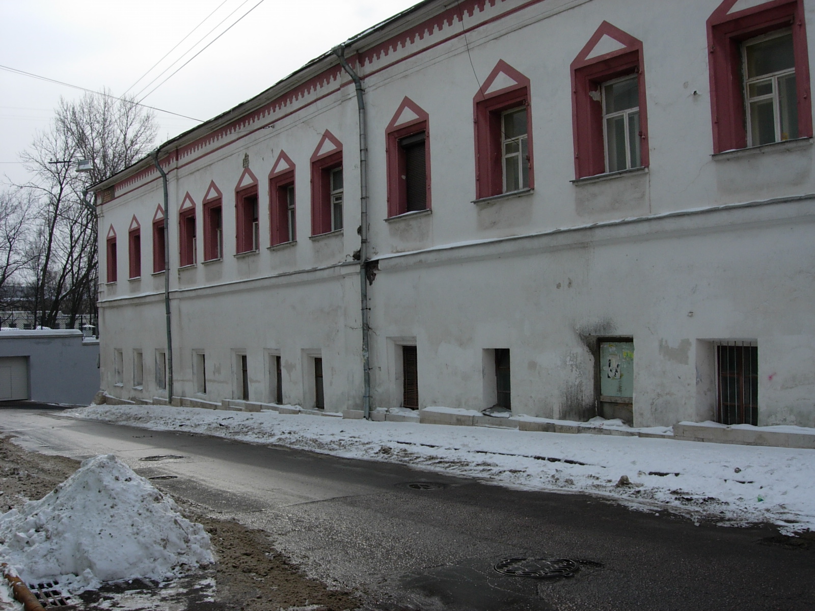 Хохловский переулок. Палаты Украинцева. Март 2005. Фото WM.