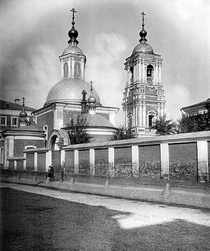 Храм Николая Чудотворца в Подкопаях в конце 19 века. Фото из альбома Н.А.Найдёнова.