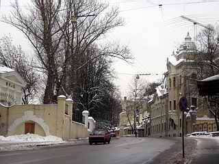 Улица Воронцово Поле. Февраль 2005. Фото oltajul.