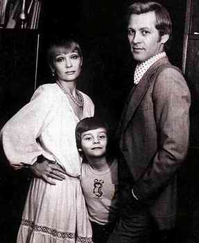 Светлана Светличная и Владимир Ивашов с сыном