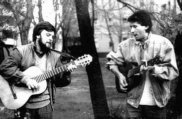 Сергей Беляев и Сергей Шкаликов. 1988 г.