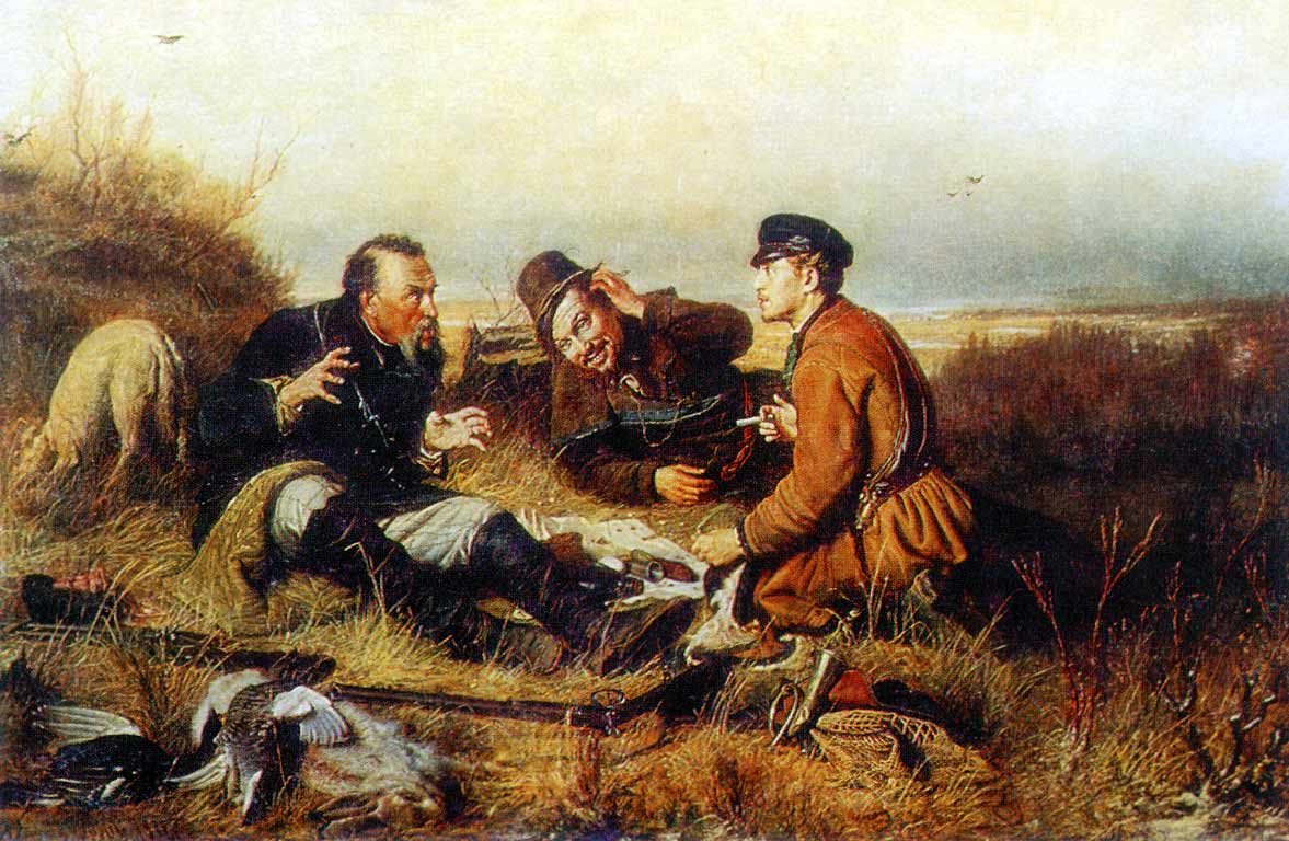 В.Г.Перов. Охотники на привале. 1871 г.