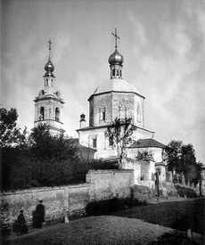 Церковь Петра и Павла в 19 веке. Фото из альбома Н.А.Найдёнова.