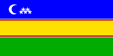 Флаг Республики Каракалпакстан